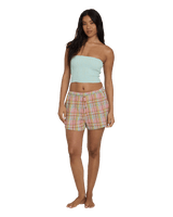 Sweet Check Walkshorts in Party Pink