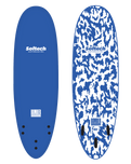 The Softech Bomber 6'10" Softboard  in Royal Blue & White