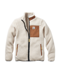 Trekker Sherpa Fleece Jacket in Warm Ivory