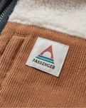 The Passenger Mens Trekker Sherpa Fleece Jacket in Warm Ivory
