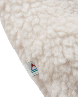 The Passenger Mens Trekker Sherpa Fleece Jacket in Warm Ivory