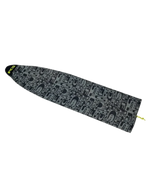 Stretch Fun Board Sock in Monogram Coal & Lime