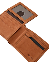 The Rip Curl Mens K-Roo RFID All Day Wallet in Tan
