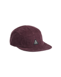 The Passenger Mens Fixie Cord 5 Panel Cap in Brambleberry