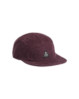 The Passenger Mens Fixie Cord 5 Panel Cap in Brambleberry