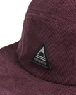 The Passenger Mens Fixie Cord 5 Panel Cap in Brambleberry