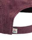 The Passenger Mens Fixie Cord 5 Panel Cap in Brambleberry