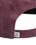 The Passenger Mens Fixie Cord 5 Panel Cap in Brambleberry