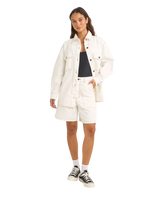 Camilla Oversized Jacket in Ivory