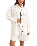 Camilla Oversized Jacket in Ivory