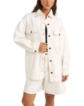 Camilla Oversized Jacket in Ivory