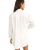 Textured Overswim Shirt in Off White