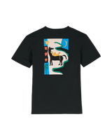 Boys Longosnake T-Shirt in Black