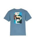 Boys Longosnake T-Shirt in Blue Wash