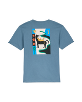 Boys Longosnake T-Shirt in Blue Wash