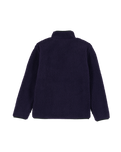 Boys Muzzer Fuzzar Zip Fleece Jacket in Dark Purple