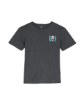 Boys Skeltone T-Shirt in Heather Black