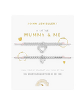 The Joma Jewellery Duo A Little Mummy And Me Bracelet in Silver Plating