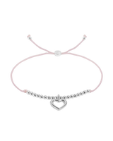 The Joma Jewellery Duo A Little Mummy And Me Bracelet in Silver Plating