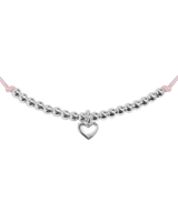 The Joma Jewellery Duo A Little Mummy And Me Bracelet in Silver Plating