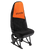 Single Car Seat Cover in Orange & Black