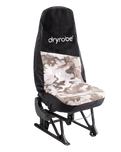 Single Seat Cover in Sand Camo & Black