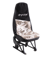 Single Seat Cover in Sand Camo & Black