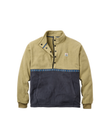 Woodlander Polar Fleece Jacket in Warm Beige Marl & Charcoal
