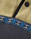 Woodlander Polar Fleece Jacket in Warm Beige Marl & Charcoal