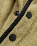 Woodlander Polar Fleece Jacket in Warm Beige Marl & Charcoal