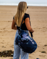 Compression Travel Bag in Blue Camo