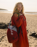 Compression Travel Bag in Burnt Orange & Stone