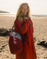 Compression Travel Bag in Burnt Orange & Stone