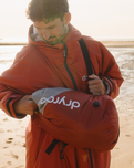 Compression Travel Bag in Burnt Orange & Stone