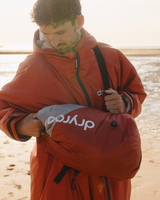 Compression Travel Bag in Burnt Orange & Stone