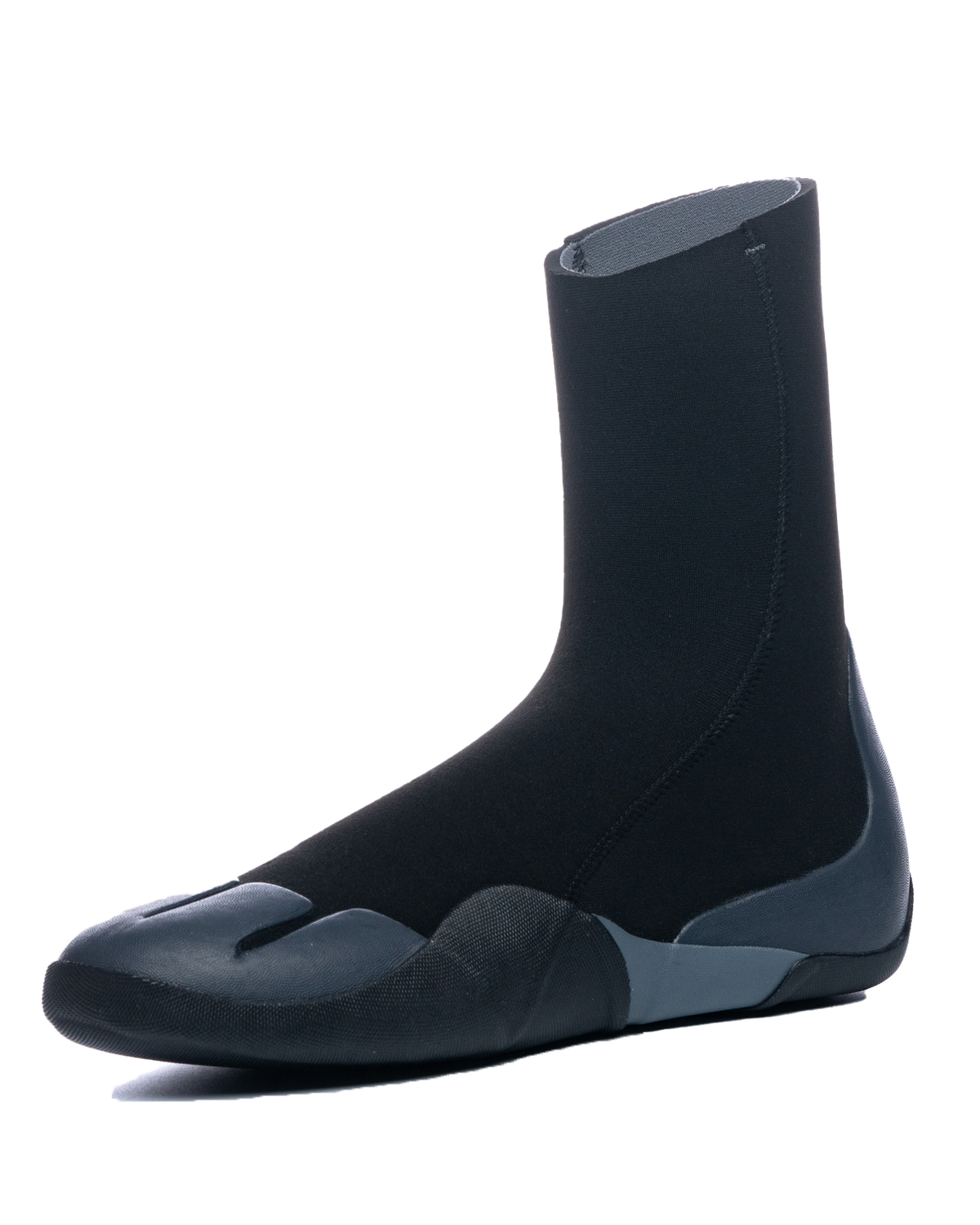 Legend 5mm Round Toe Wetsuit Boots in Black & Charcoal