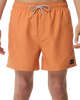 Offset Volley 15" Boardshorts in Dusty Orange