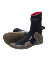 NuWave 5mm Round Toe Wetsuit Boots in Black & Charcoal