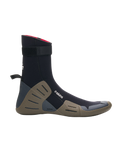 NuWave 5mm Round Toe Wetsuit Boots in Black & Charcoal