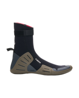 NuWave 5mm Round Toe Wetsuit Boots in Black & Charcoal