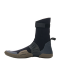 NuWave 5mm Round Toe Wetsuit Boots in Black & Charcoal