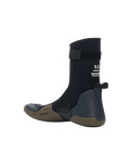NuWave 5mm Round Toe Wetsuit Boots in Black & Charcoal