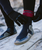 NuWave 5mm Round Toe Wetsuit Boots in Black & Charcoal