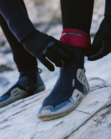 NuWave 5mm Round Toe Wetsuit Boots in Black & Charcoal