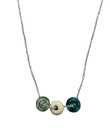 Cornish Coast Trio Necklace in Sand