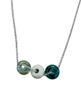 Cornish Coast Trio Necklace in Sand