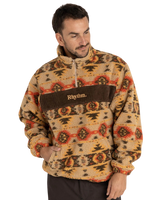 High Noon 1/4 Zip Fleece Jacket in Tan