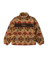 High Noon 1/4 Zip Fleece Jacket in Tan