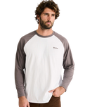 The Rhythm Mens Foster Shirt in Bone