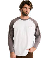 The Rhythm Mens Foster Shirt in Bone
